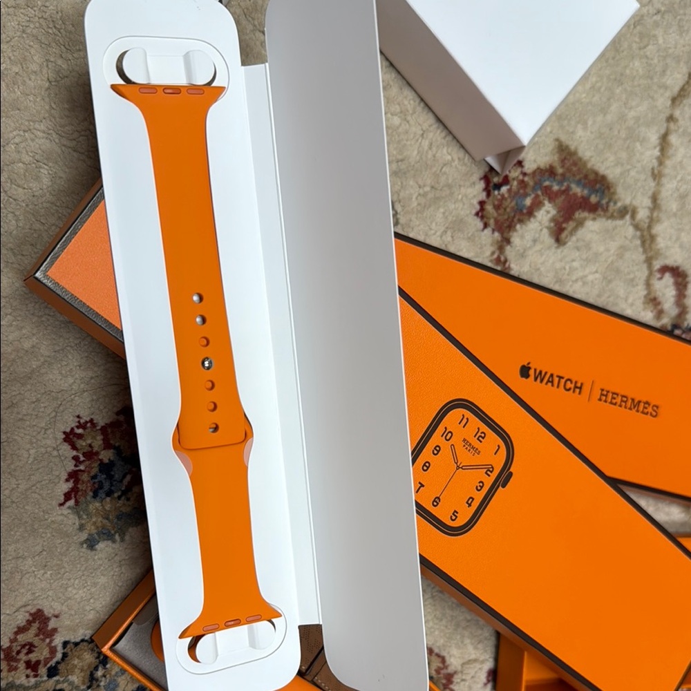 Apple Watch Hermès - Bright Orange Band